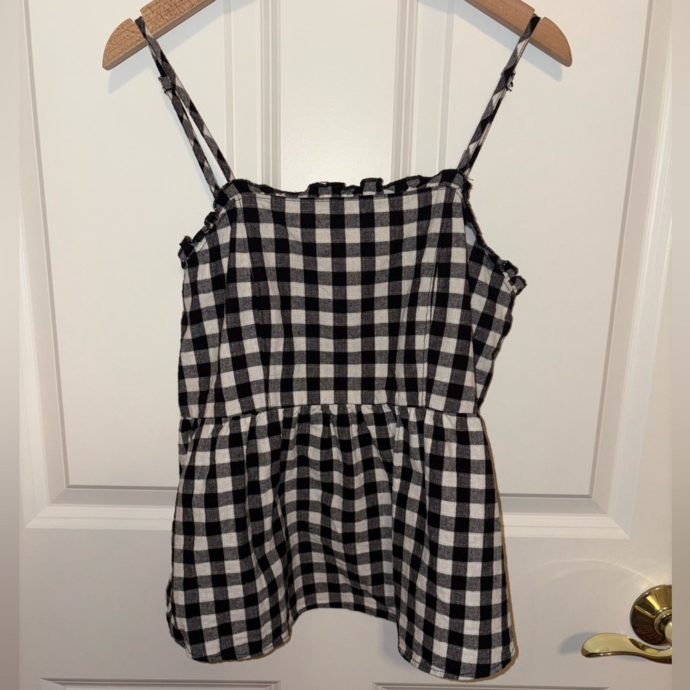 Love On A Hanger Cotton Gingham Top